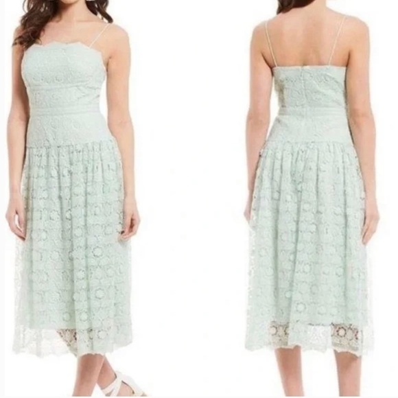 Gianni Bini Dresses & Skirts - Gianni Bini Mint Green Lace Dress